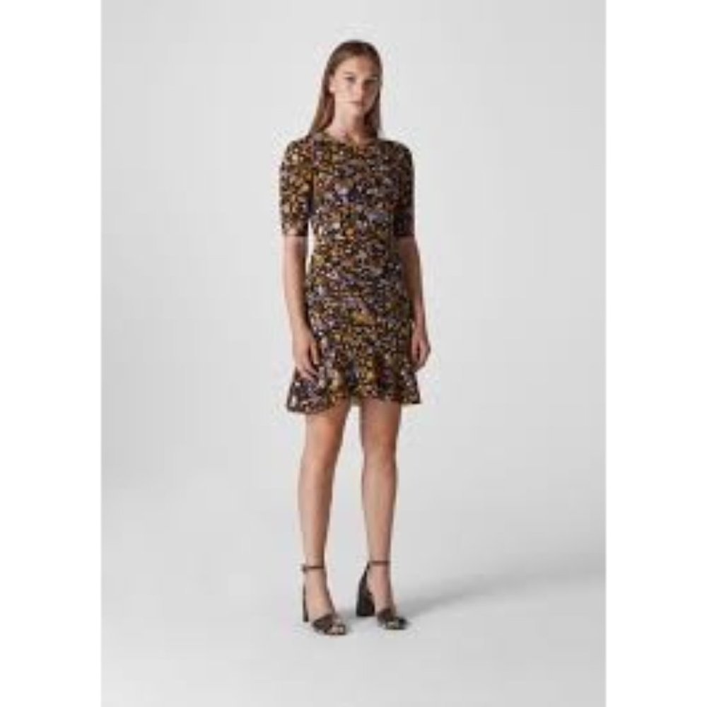 NWT Whistles Billy Adelaide Silk Dress-sz 10